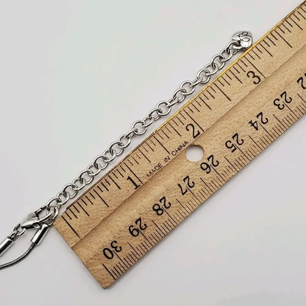 Brighton Flower Collar Statement Crystal Retired Pendant Necklace - Picture 9 of 9